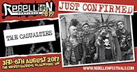 The Casualties - Rebellion Festival, Blackpool 6.8.17